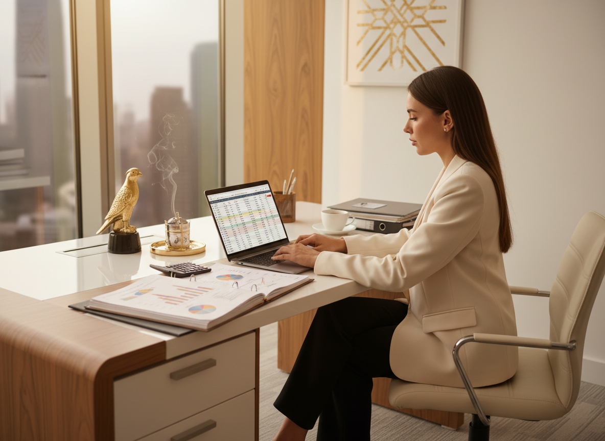 ORIGIN accounting professional at work